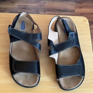 Wolky black sandals